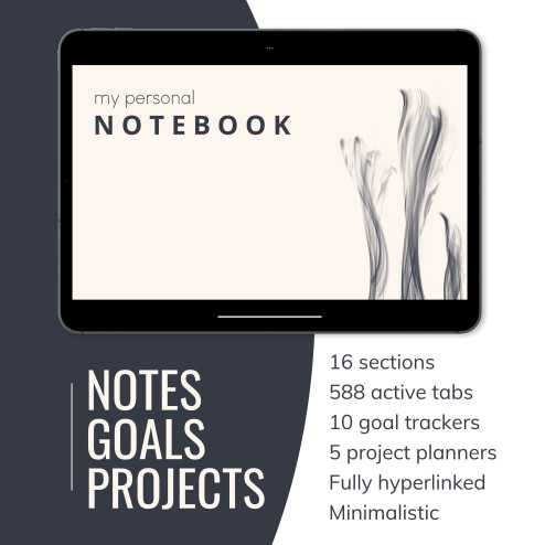 Digital notebook with...
