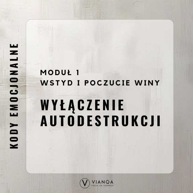 Kody Emocjonalne — Wyłączenie Autodestrukcji